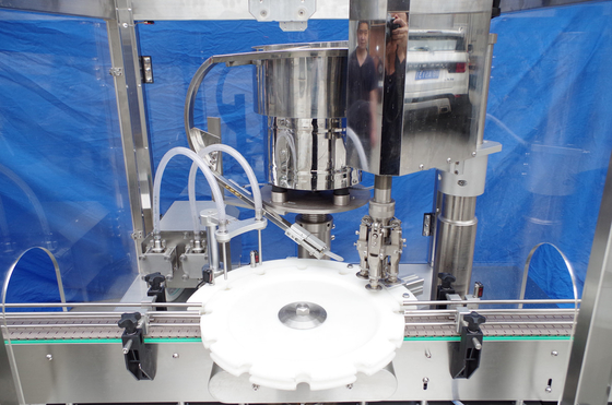 Máquina de enchimento de cápsulas simples/duplas 0,4-0,6MPa Pressão de ar 220V/380V