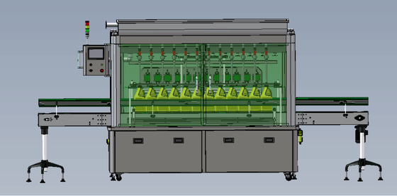 Máquina de engarrafamento automatizada customizável para a fonte de alimentação de creme de AC220V